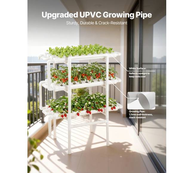 3 pakopų hidroponinė auginimo sistema4