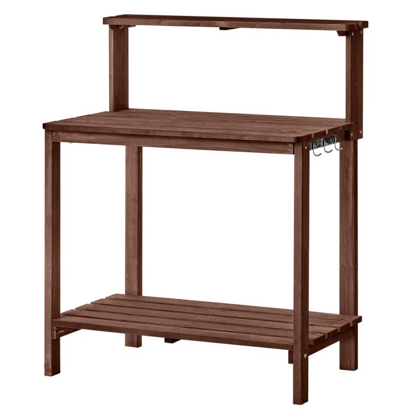 Sodininkystės darbastalis su mediniu stalviršiu0