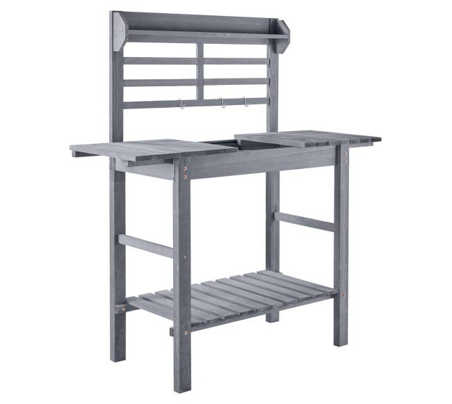 Sodininkystės stalelis su kriaukle ir lentynomis10