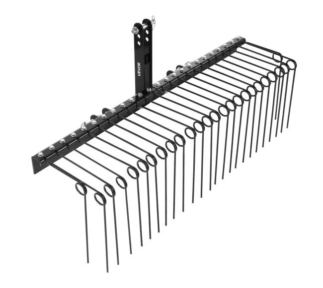 150 cm priekaba traukiama kraštovaizdžio grėblys9