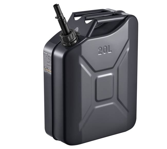 Metalinis kuro kanistras 20 L su snapeliu0