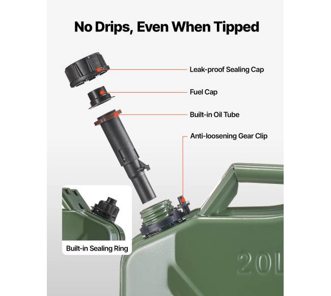 Metalo kuro bakas 20 l, su snapeliu2