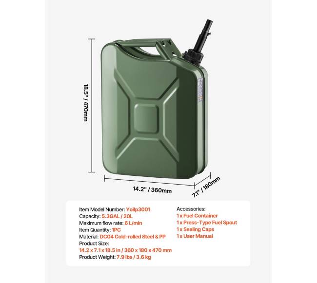 Metalo kuro bakas 20 l, su snapeliu6