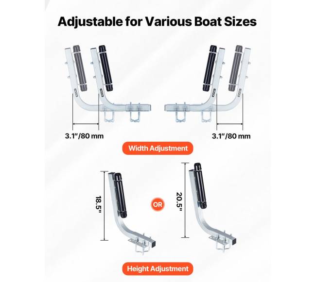Valties priekabos kreipiančiosios, reguliuojamo aukščio2