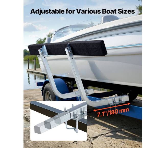 Valties priekabos gidai, reguliuojami aukščio2