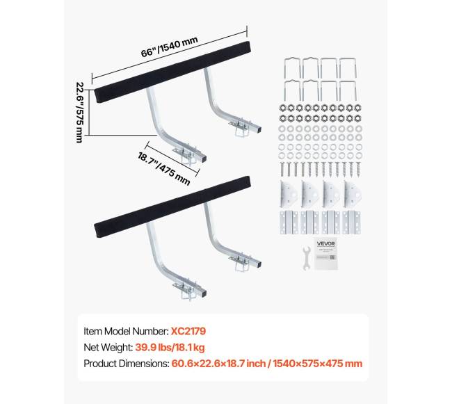 Valties priekabos gidai, reguliuojami aukščio6