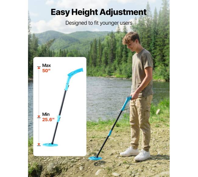 Metalo detektorius su LCD ekranu4