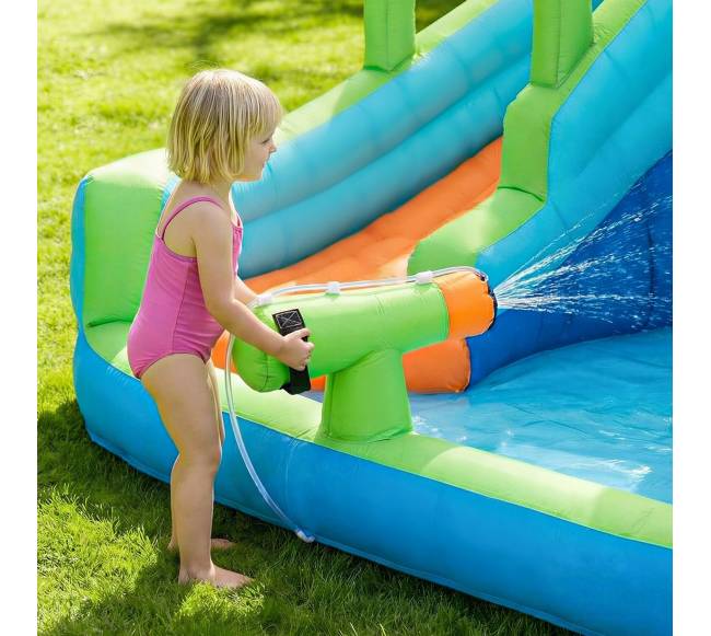 Pripučiama šokinėjimo pilis su vandens čiuožykla7