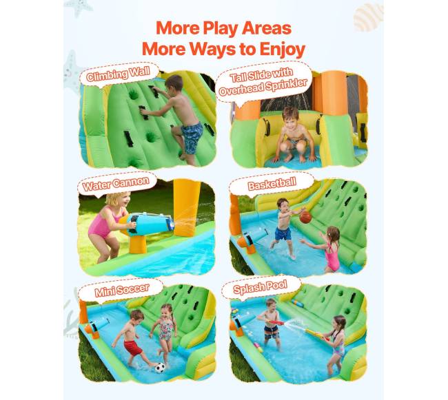 Pripučiamas batutas vaikams su čiuožykla2