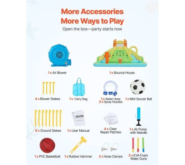 Pripučiamas batutas vaikams su čiuožykla6