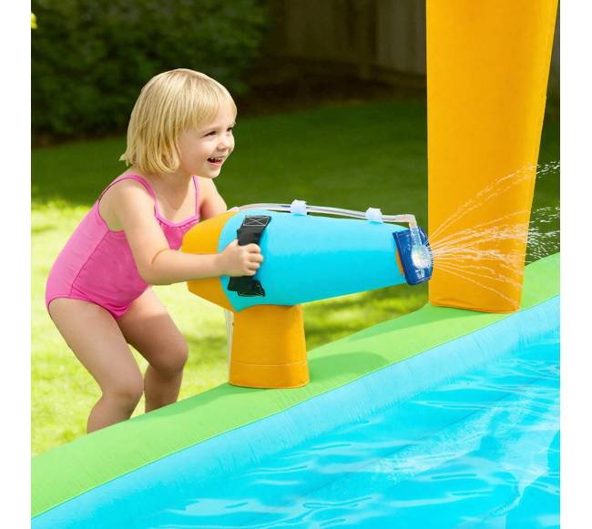 Pripučiamas batutas vaikams su čiuožykla7