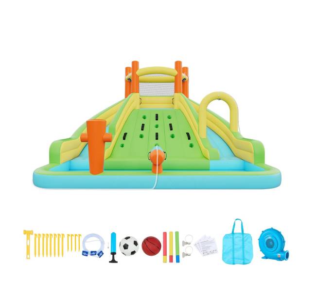 Pripučiamas batutas vaikams su čiuožykla8