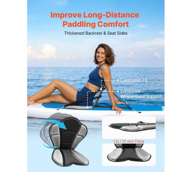 Universali ir patogi baidarės sėdynė1