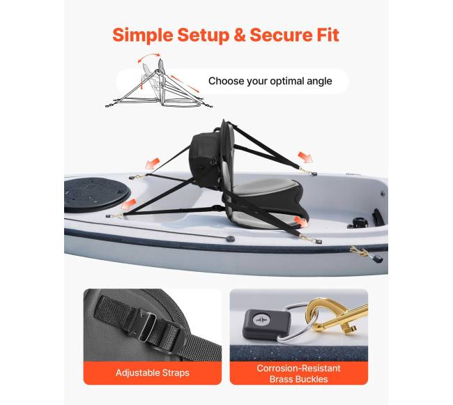 Universali ir patogi baidarės sėdynė3