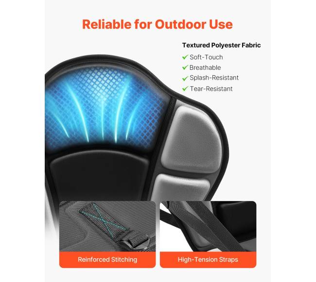 Universali ir patogi baidarės sėdynė5