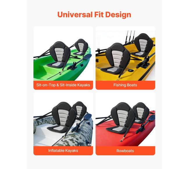 Universalus irklenčių sėdynių komplektas, 2 vnt.4