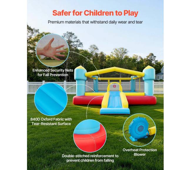 Pripučiamas batutas vaikams su čiuožykla4