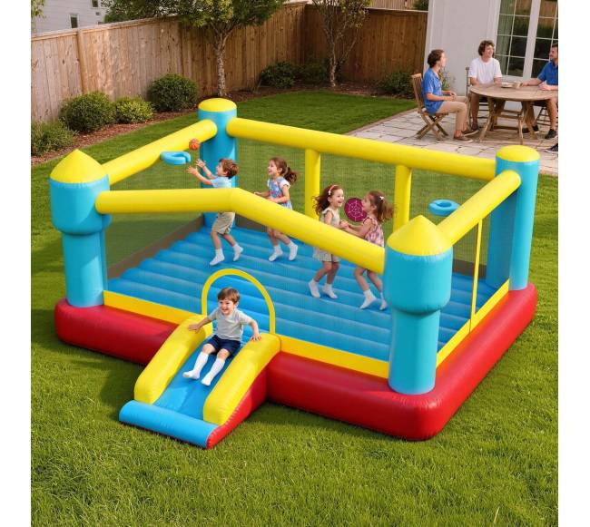 Pripučiamas batutas vaikams su čiuožykla7