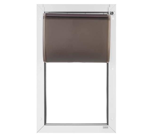 Didelių šunų durys su dvigubais magnetiniais skląsčiais0