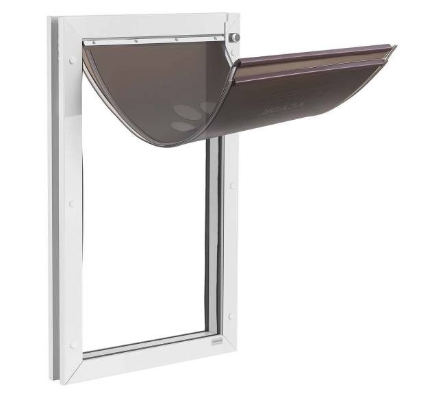 Didelių šunų durys su dvigubais magnetiniais skląsčiais8