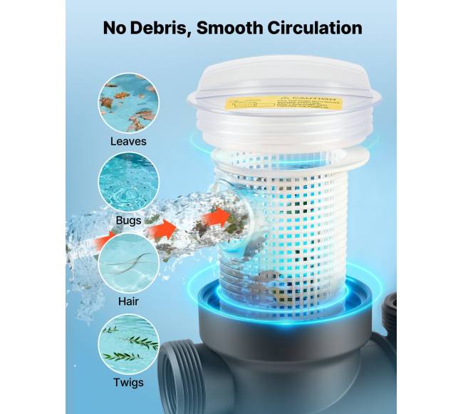 Baseino siurblys, 180W, maksimali srovė 10,800 Lh3