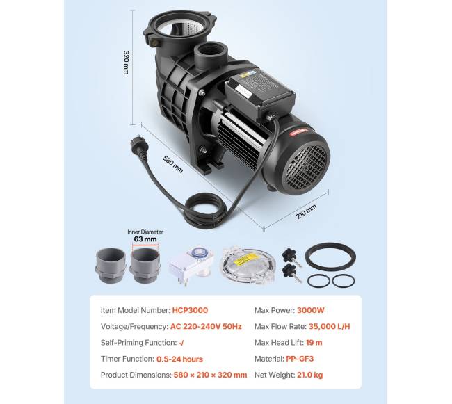 Baseino siurblys su laiko funkcija6