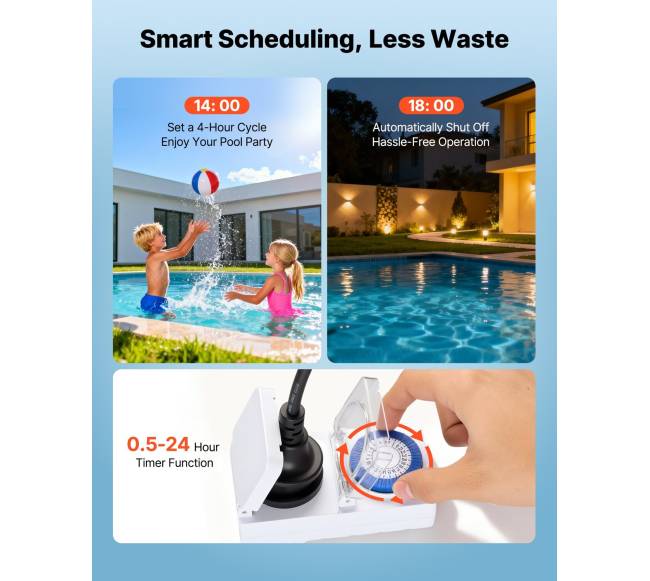 Baseino siurblys 1300W, 28,800 Lh srautas3