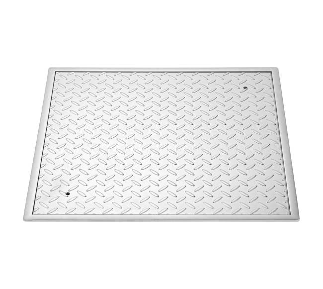 Kvadratinis šulinio dangtis su rėmu 500x500mm8