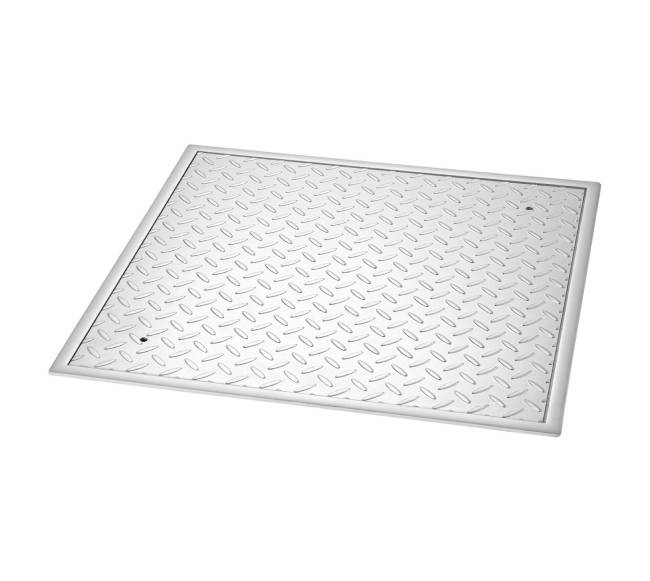 Kvadratinis šulinio dangtis su rėmu 500x500mm9
