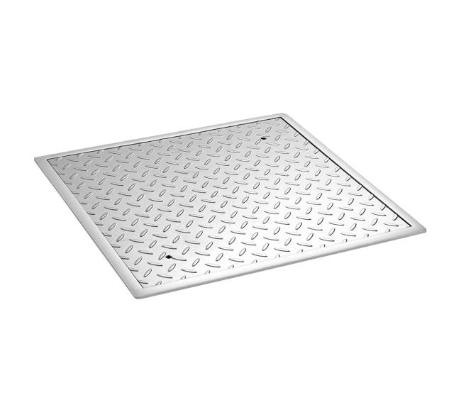 Kvadratinis šulinio dangtis su rėmu 500x500mm10