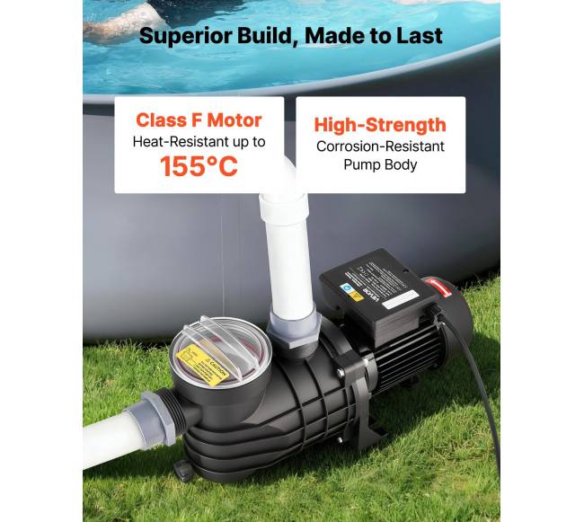 Antžeminis baseino siurblys, 250W, 11,700 Lh5