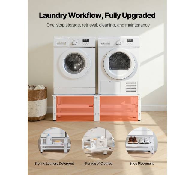 Skalbimo stovo padėklai su ištraukiamu dėklu6