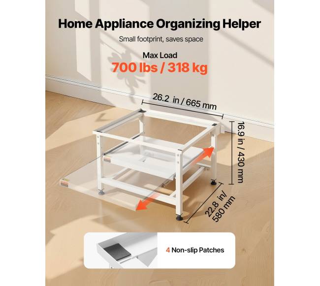 Skalbinių pjedestalas, 410 mm aukštis2