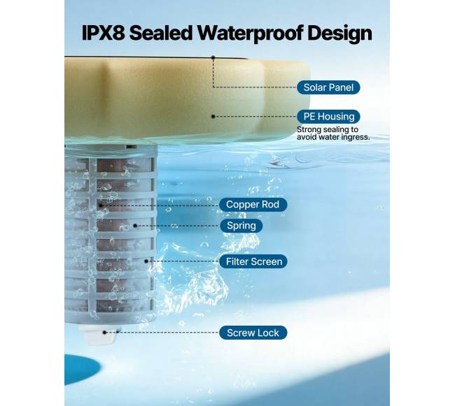 Saulės baseino jonizatorius su varine anodine4