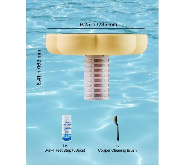 Saulės baseino jonizatorius su varine anodine6