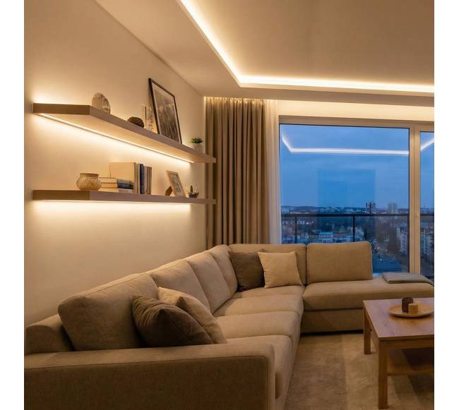 20 dalių 1 m U formos LED aliuminio profilis7