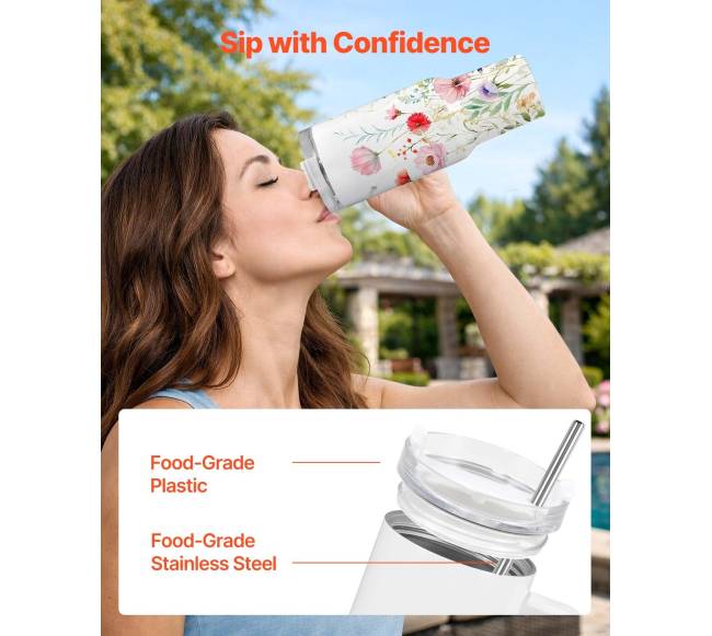 Sublimaciniai termo puodeliai, 8 vnt., 1183 ml3