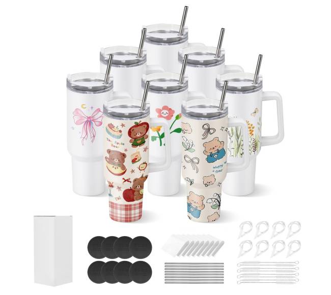 Sublimaciniai termo puodeliai, 8 vnt., 1183 ml8