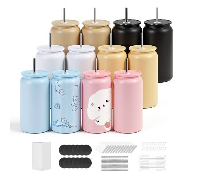 Sublimacijos puodeliai, 12 vnt., 473 ml8