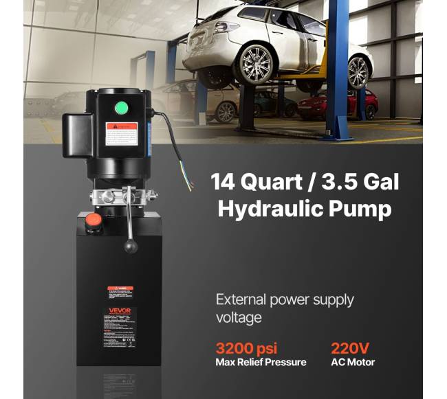 14 l hidraulinė galia dump priekabai1