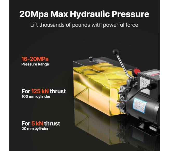 14 l hidraulinė galia dump priekabai2