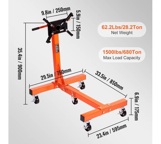 Variklio stendas su reguliuojama galvute6