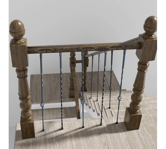 Metalinis turėklas laiptams, 10 vnt.7