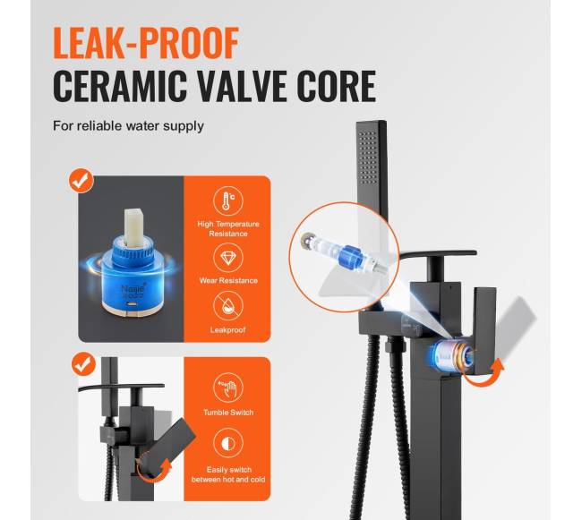 Pastatomas vonios maišytuvas su dušu2