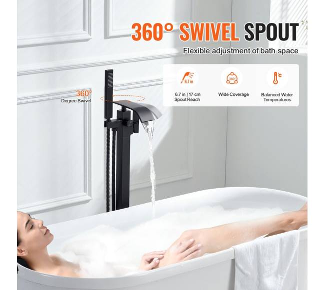 Pastatomas vonios maišytuvas su dušu4