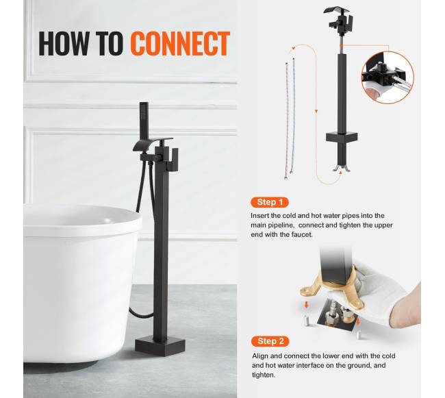 Pastatomas vonios maišytuvas su dušu5