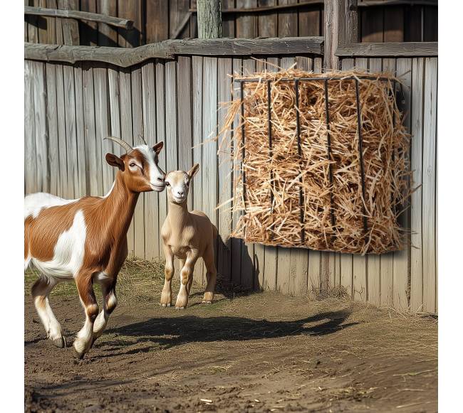 Ganyklų šienainio maitintuvas 2 vnt. sieninis7