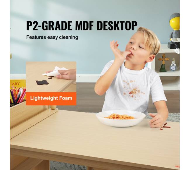 vaikų stalas su kėdėmis ir spintele3