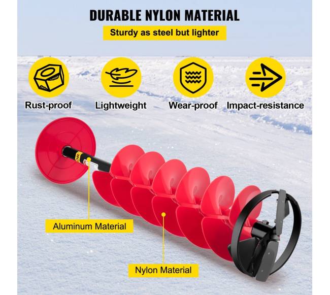 Ledlaužis žvejybai leduose, 20 cm skersmens2