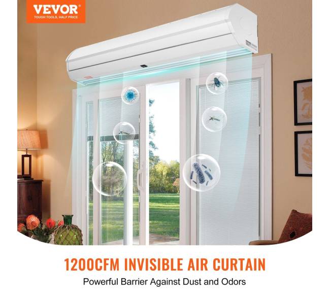 1,2 m vidaus oro užuolaida su 2 greičiais1